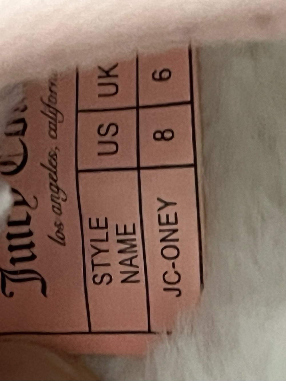 Juicy Couture Light Pink Fuzzy Lined Slip-In Shoes - Picture 4 of 4